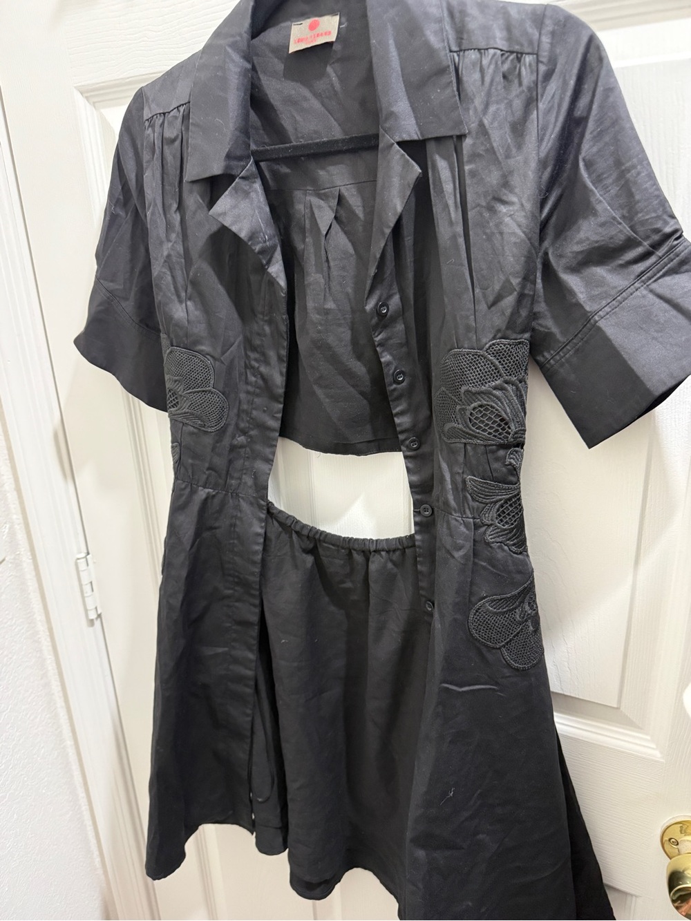 Louis Feraud Black Two-Piece Dress Set